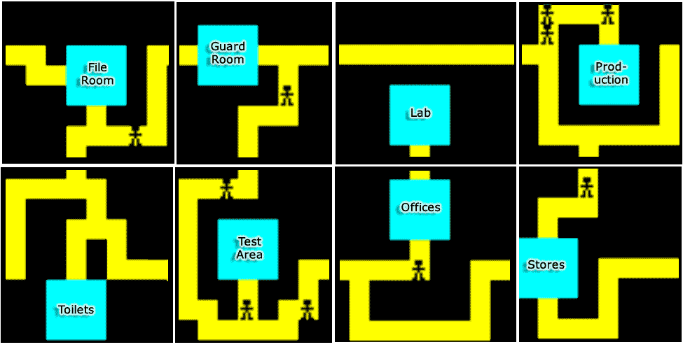 Map of the Underground Complex in Special Operations Map of the Underground Complex in Special Operations